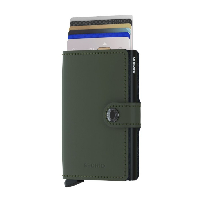 Miniwallet Matte Green Black