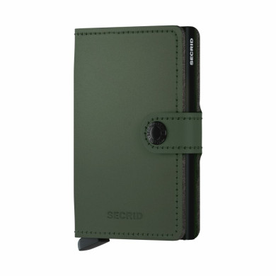 Miniwallet Matte Green Black Miniwallet Matte Green Black
