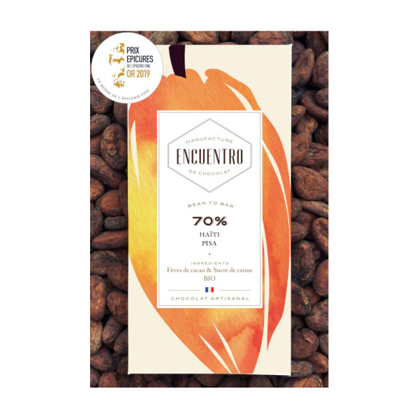 Chocolat noir 70% Haïti 75g Chocolat noir 70% Haïti 75g