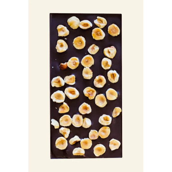 Chocolat noir 70% Noisettes du Piémont 75g