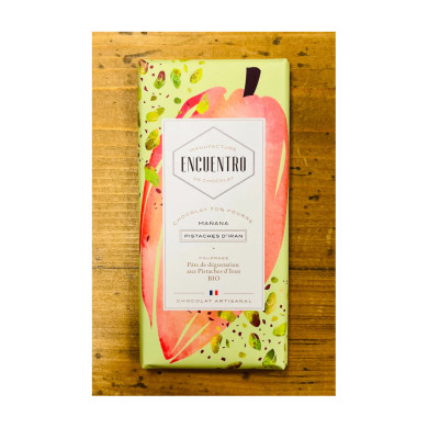 Tablette fourrée pistache 100g