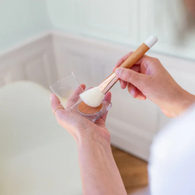 Pinceau blush biseauté