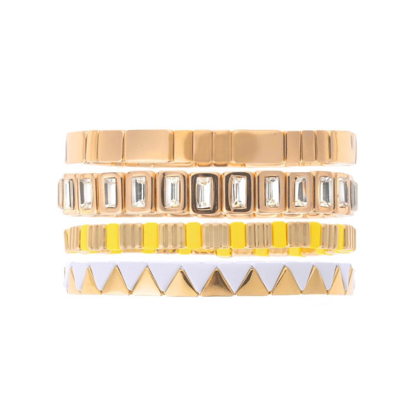 Bracelet Caraibos Jaune Bracelet Caraibos Jaune