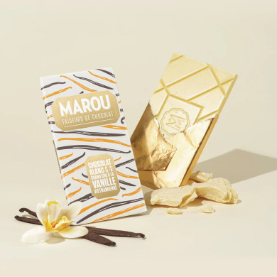 Chocolat Blanc Vanille 80g