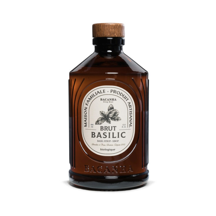 Sirop brut Basilic biologique 40cl Sirop brut Basilic biologique 40cl