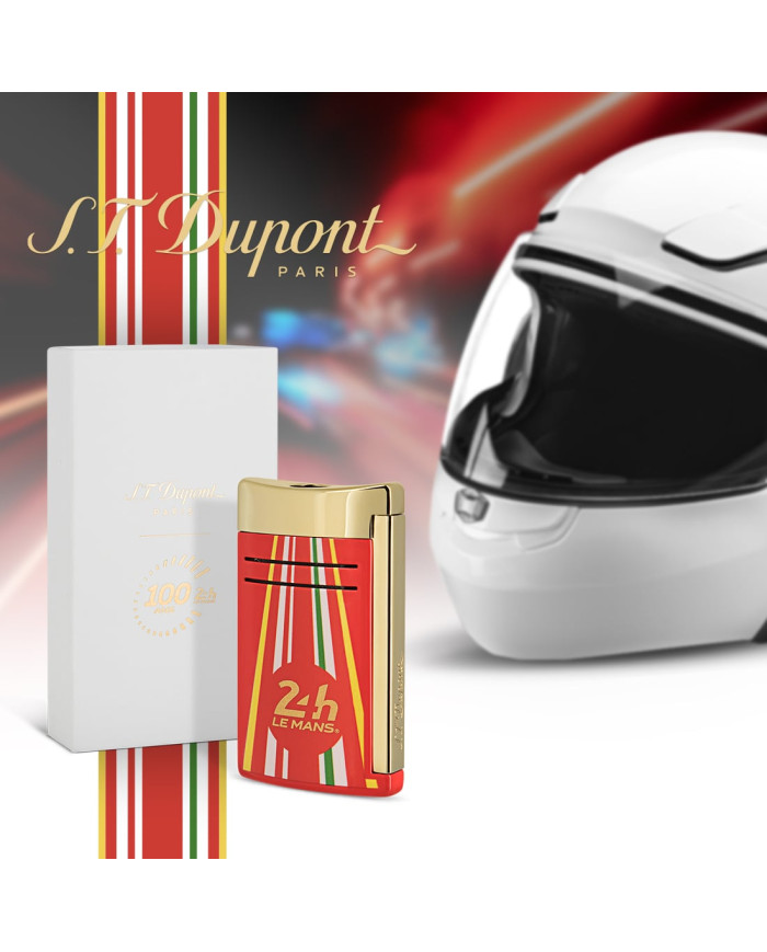 Briquet Maxi Jet Le Mans Rouge Doré - S.T. Dupont