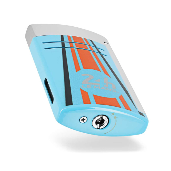 Briquet Maxi Jet Le Mans Bleu Chromé - S.T. Dupont