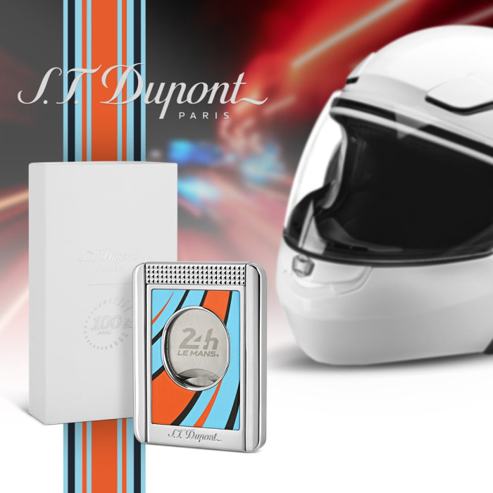 Coupe cigare Le Mans Bleu Chromé - S.T. Dupont
