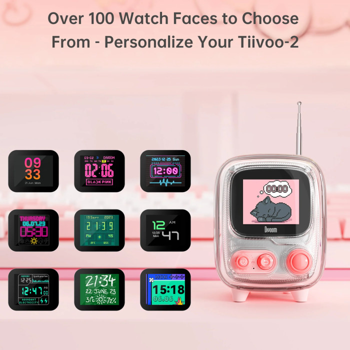 Enceinte Tiivoo 2 - Rose