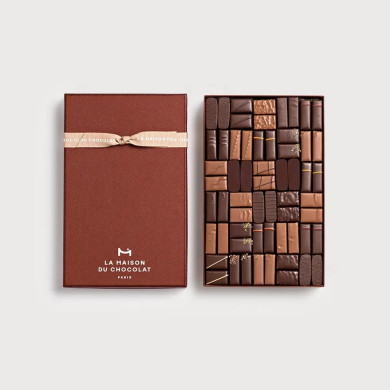 Coffret Maison Noir et Lait 60 chocolats 420g