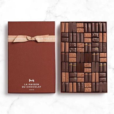Coffret Maison Noir et Lait 84 chocolats 588g