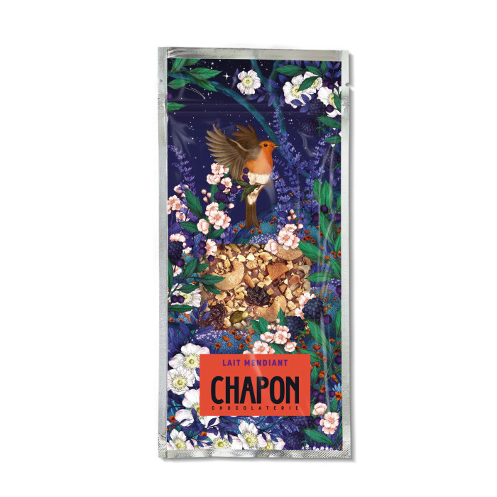 Chocolat lait mendiants 85g