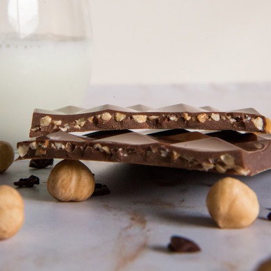 Chocolat lait noisettes du Piémont 70g