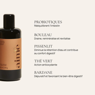 Complément alimentaire corps drainant, Body Elixir