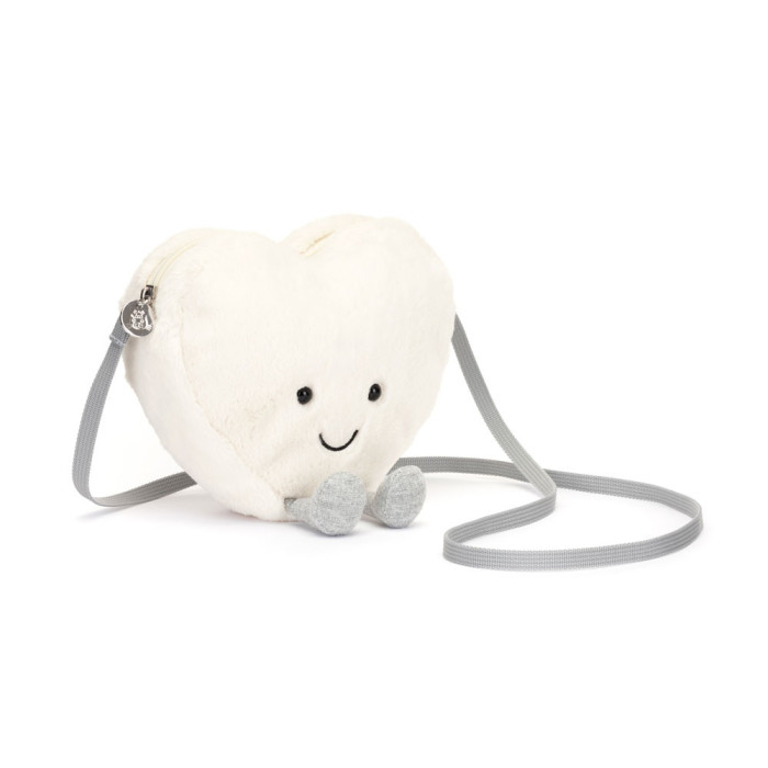 Amuseables Cream Heart Bag - Jellycat