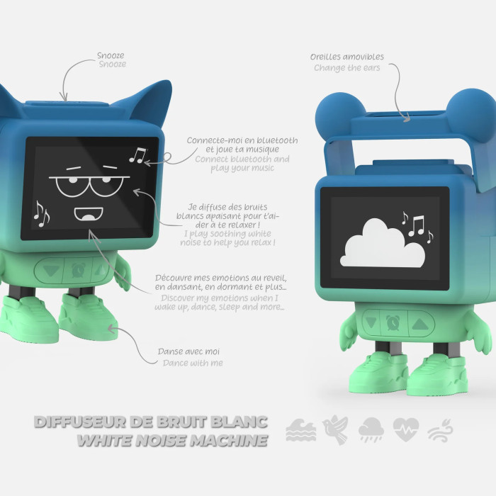 Dancing Clock - Blue