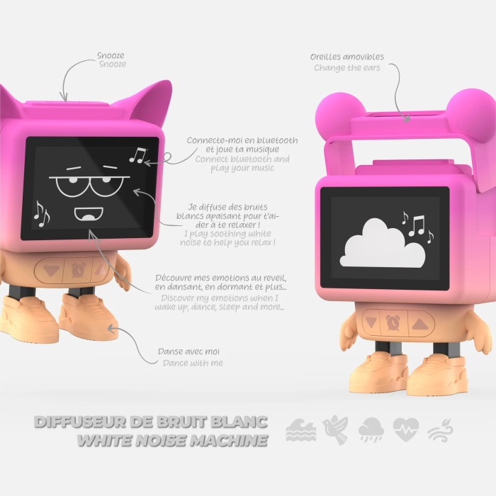 Dancing Clock - Pink