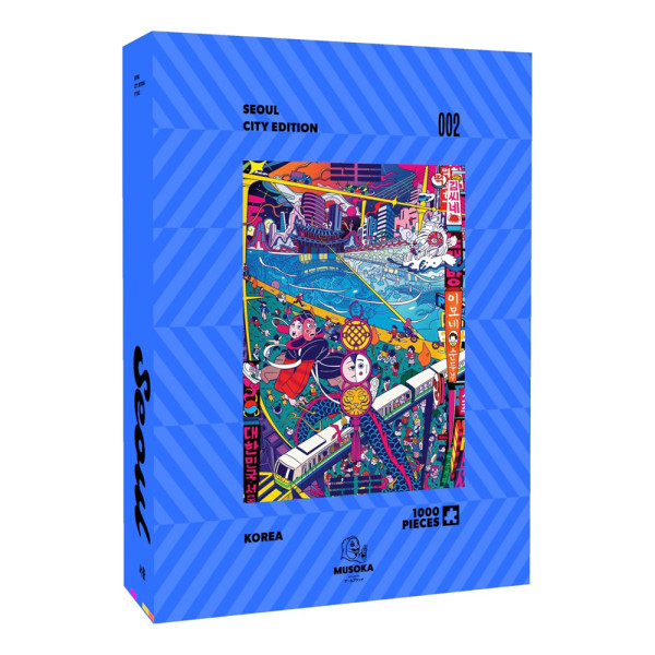 Puzzle 1000 pièces Musoka Studio Cities Edition Seoul Puzzle 1000 pièces Musoka Studio Cities Edition Seoul