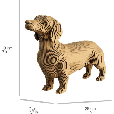Puzzle 3D Teckel - 72 pièces