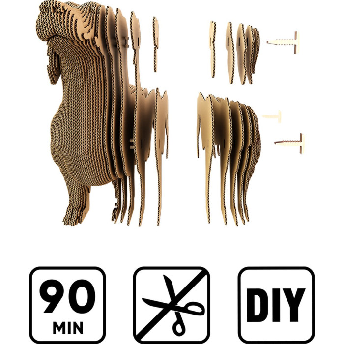 Puzzle 3D Teckel - 72 pièces