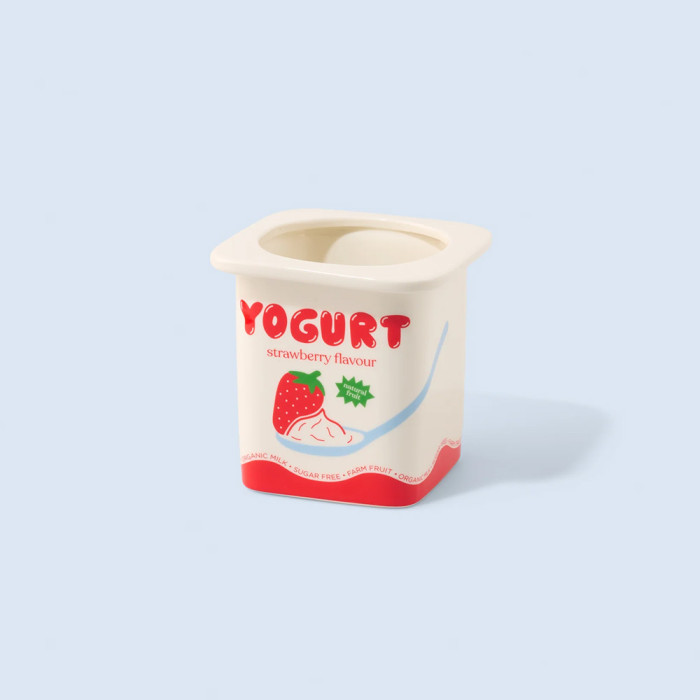 Vase/ Pot Yoghurt Strawberry - Fluid Market