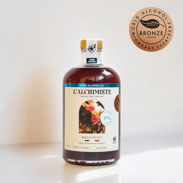 Cocktail Sans Alcool Rouge Velvet - 50cl Cocktail Sans Alcool Rouge Velvet - 50cl
