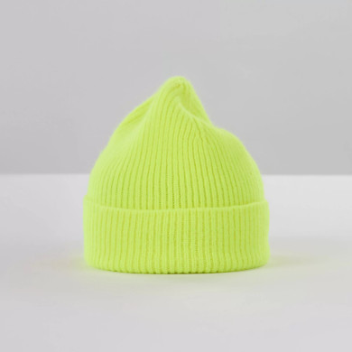 Beanie Fluo Yellow - Le Bonnet