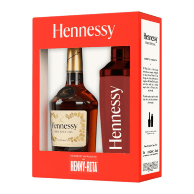Cognac Hennessy VS Coffret Henny-Rita avec shaker – 70cl