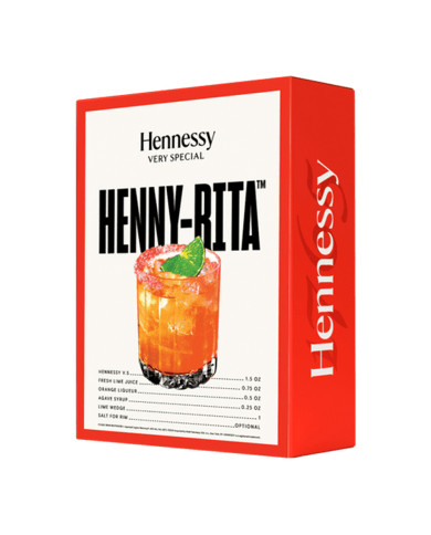 Cognac Hennessy VS Coffret Henny-Rita avec shaker – 75cl