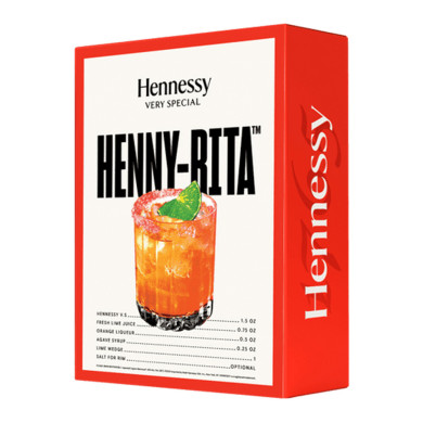 Cognac Hennessy VS Coffret Henny-Rita avec shaker – 70cl