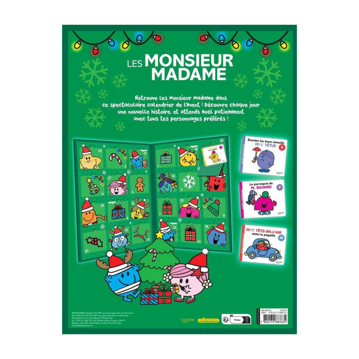 Les Monsieur Madame : Calendrier de l'Avent : 24 histoires (édition 2025)