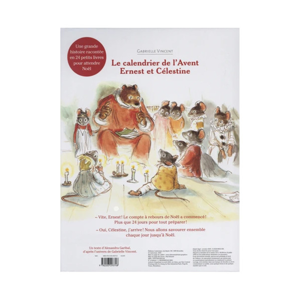 Ernest et Célestine : Le calendrier de l'Avent Ernest et Célestine : Le calendrier de l'Avent