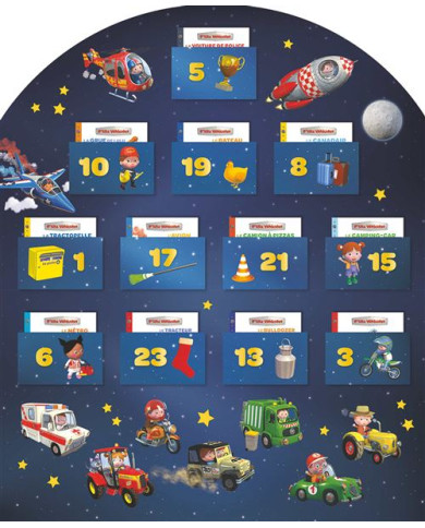 P'tits véhicules : Mon calendrier de l'avent : 24 histoires pour attendre Noël