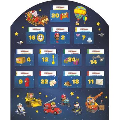 P'tits véhicules : Mon calendrier de l'avent : 24 histoires pour attendre Noël