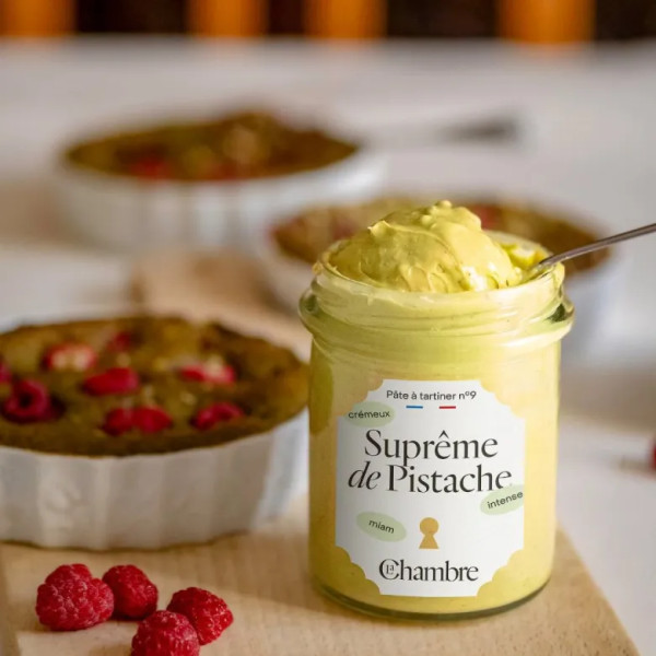 Suprême de Pistache : La pâte à tartiner irrésistible 200g Suprême de Pistache : La pâte à tartiner irrésistible 200g