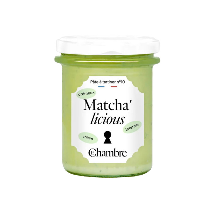 Matcha'licious – Pâte à Tartiner Chocolat Blanc & Matcha - 200g