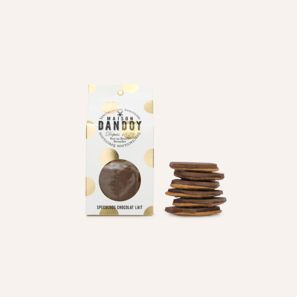 Spéculoos enrobés de chocolat au lait 140g Spéculoos enrobés de chocolat au lait 140g