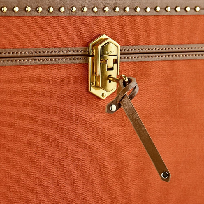 Ida Trunk Jewellery Box Orange