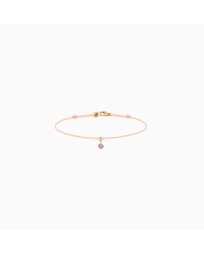 Rayher 8947316 Cordon à Bijoux Rose 1 Mm Carte Sous Blister