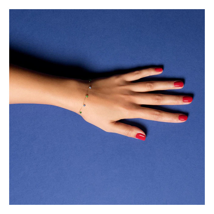 Bracelet Rio Saphirs bleus et Tsavorites 0,90 carat