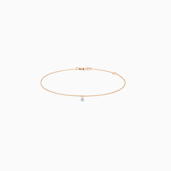 Bracelet Diamant en Or Rose 0,07 carat
