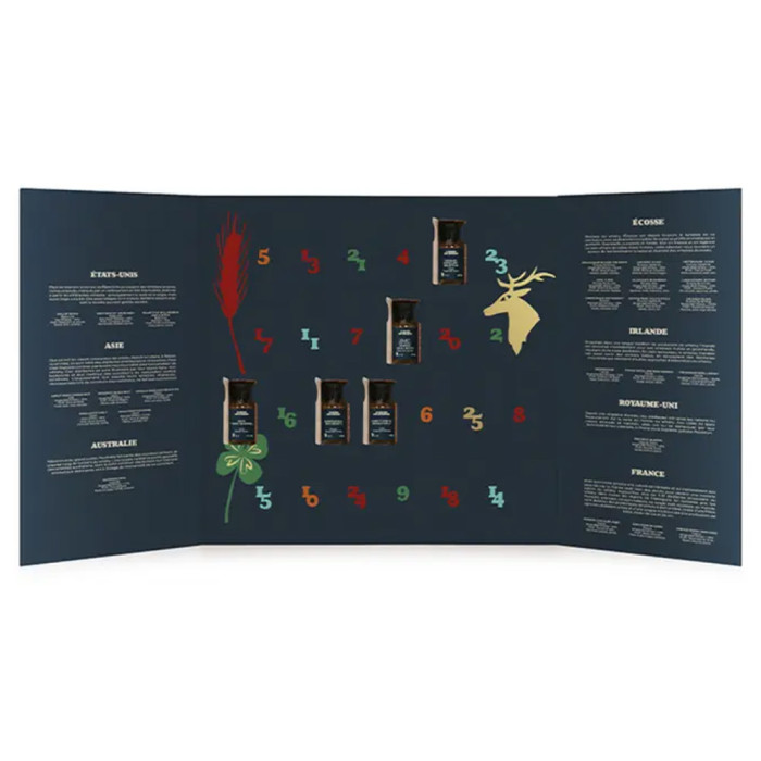 Calendrier de l'Avent - Le Monde des Whiskies Coffret 25 x 2cl
