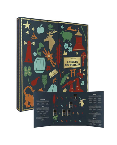 Calendrier de l'Avent - Le Monde des Whiskies Coffret 25 x 2cl