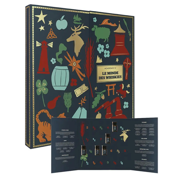 Calendrier de l'Avent - Le Monde des Whiskies Coffret 25 x 2cl