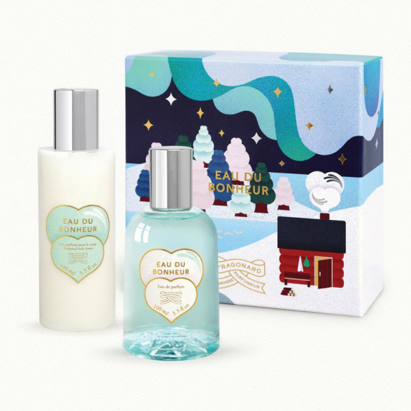 Coffret Eau du Bonheur Eau de parfum et Lait corps - 100ml - Fragonard