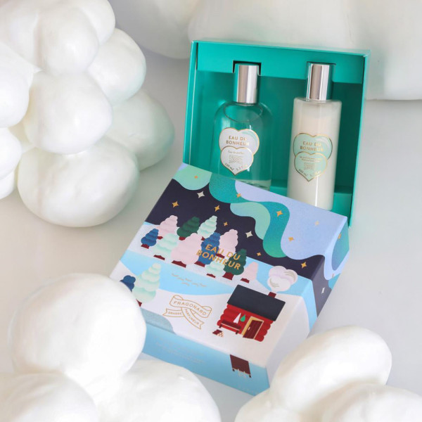 Coffret Eau du Bonheur Eau de parfum et Lait corps - 100ml - Fragonard