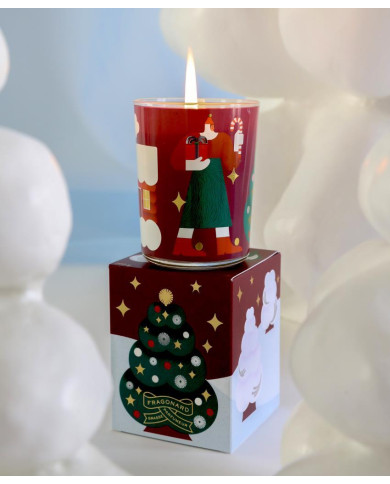 Bougie en étui 200g - Pot en verre décoré - Cette Nuit Là