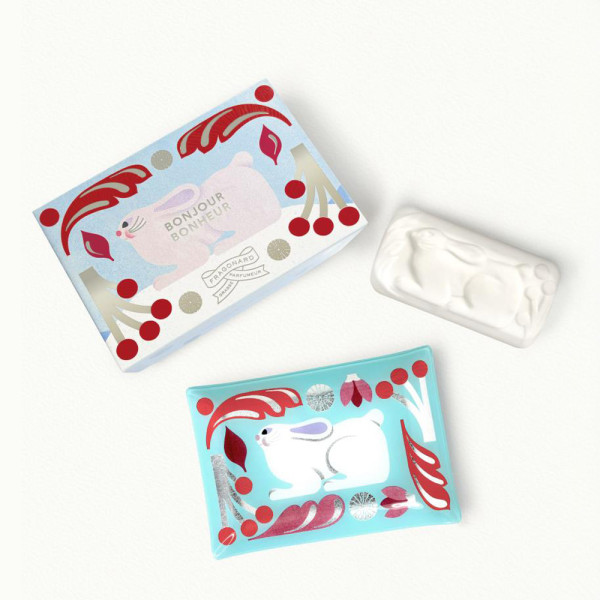 Savon & porte savon - Bonjour Bonheur