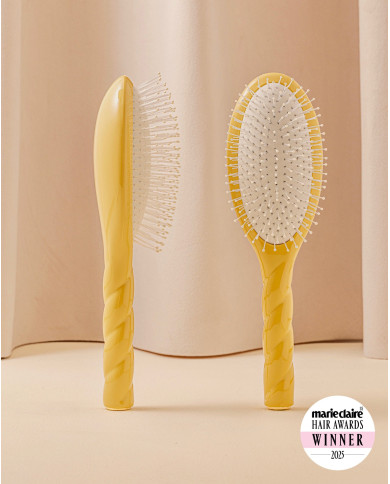 N.04 The Massaging Detangling HairBrush The Miracle Saffron Yellow