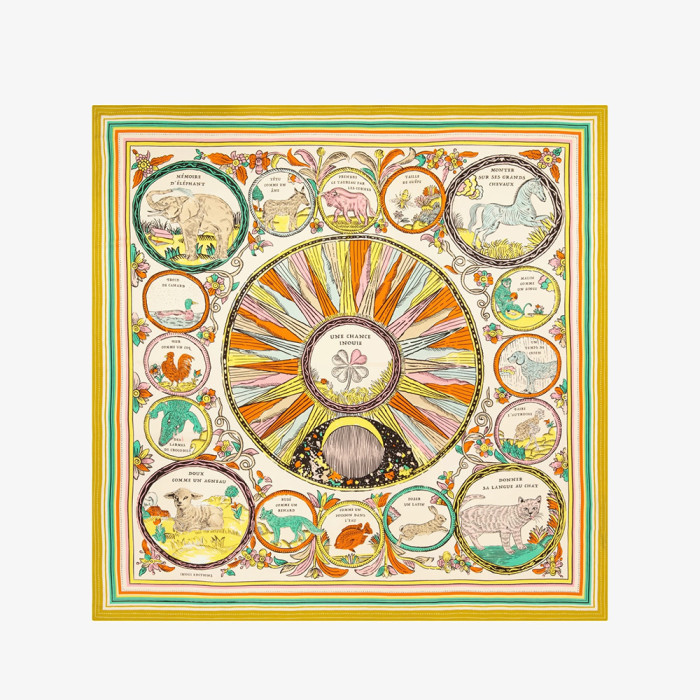 Carré 130 - Chance Inoui - Multicolore - Inoui Éditions